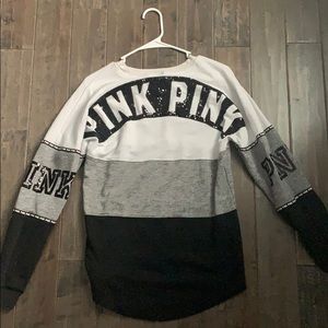 PINK Sweatshirt Sequin